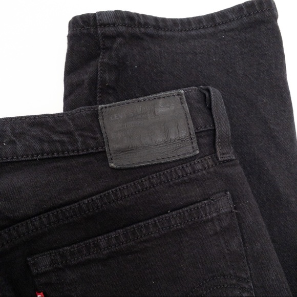Levi’s Wedgie Fit Straight Jeans in Black Heart Size 28 - Picture 13 of 14